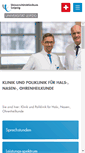 Mobile Screenshot of hno.uniklinikum-leipzig.de