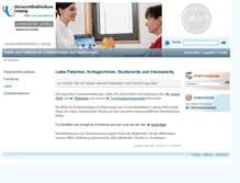 Tablet Screenshot of endokrinologie.uniklinikum-leipzig.de