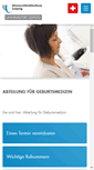Mobile Screenshot of geburtsmedizin.uniklinikum-leipzig.de