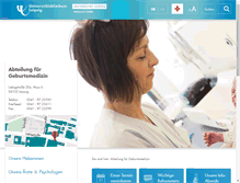 Tablet Screenshot of geburtsmedizin.uniklinikum-leipzig.de