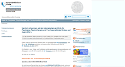 Desktop Screenshot of kinderps.uniklinikum-leipzig.de